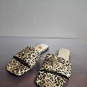 Guess Animal Print Women's Slide Sandals